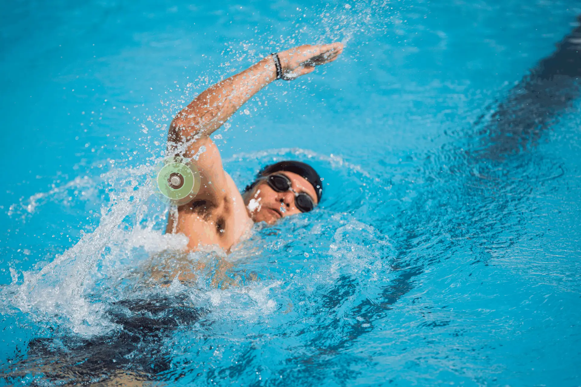 Swimming man 1
